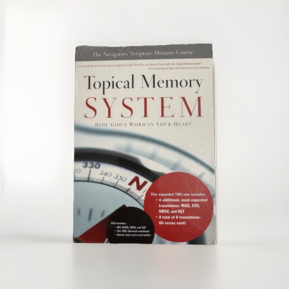 Topical Memory System The Navigators Course Expanded 8 Translations Bible